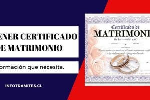 Obtener certificado de matrimonio